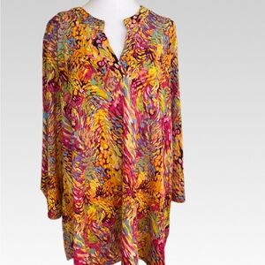 Dear Scarlett Colorful Women's Blouse size 2X